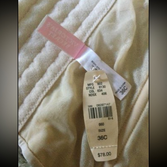 Victoria Secret Strapless Shapewear Molded Cups Corset Bustier Low Back 36C - Picture 3 of 5